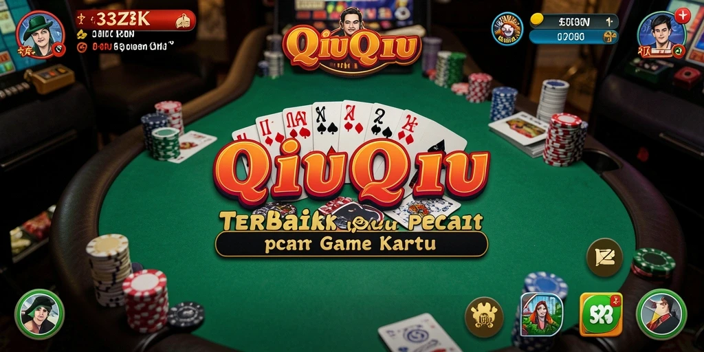 Tampilan seru dari gameplay QiuQiu di 33ZK.