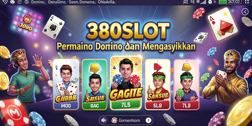 Screenshot 380SLOT menampilkan gameplay Domino yang mengasyikkan.