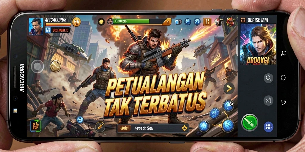 Screenshot aksi mendebarkan dalam APIGACOR88