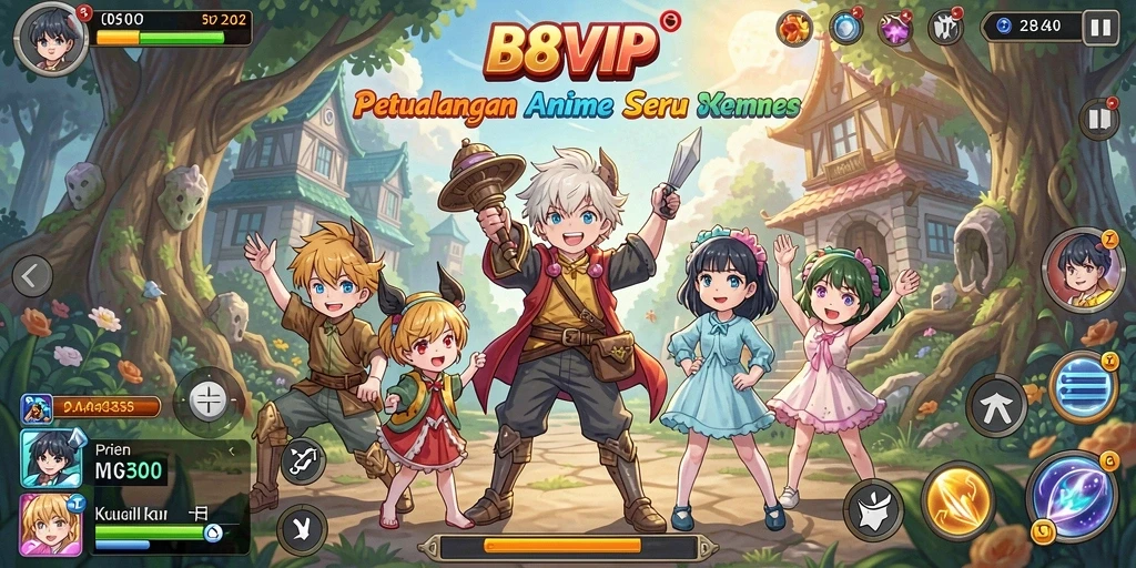 Tampilan menarik dari gameplay B8VIP yang memukau.
