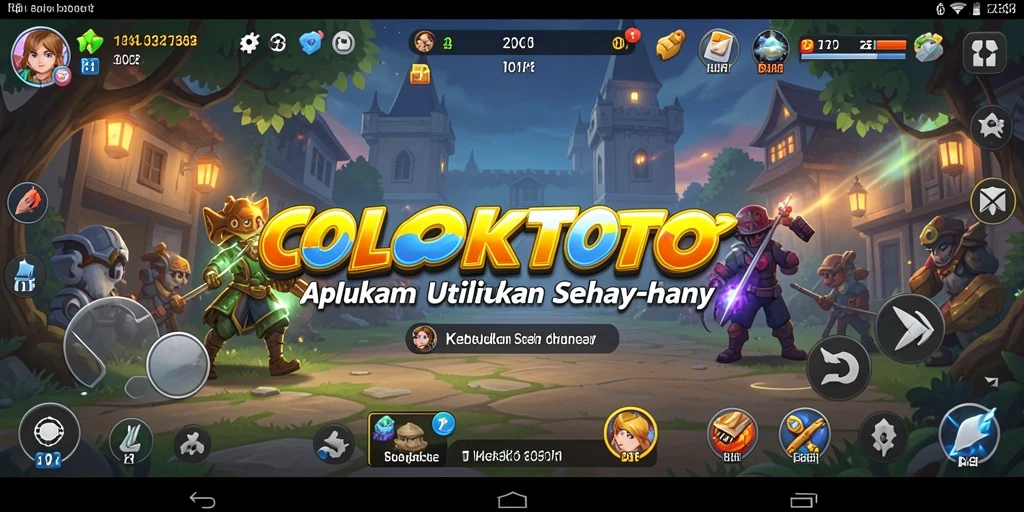 Tampilan COLOKTOTO dengan antarmuka pengguna yang intuitif dan modern.