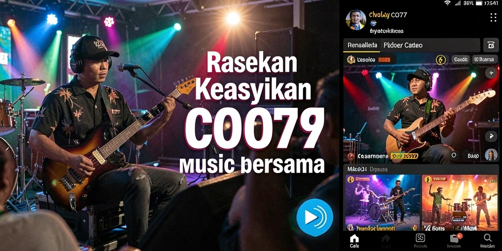Tampilan gameplay COO77 yang menarik dengan berbagai pilihan lagu.