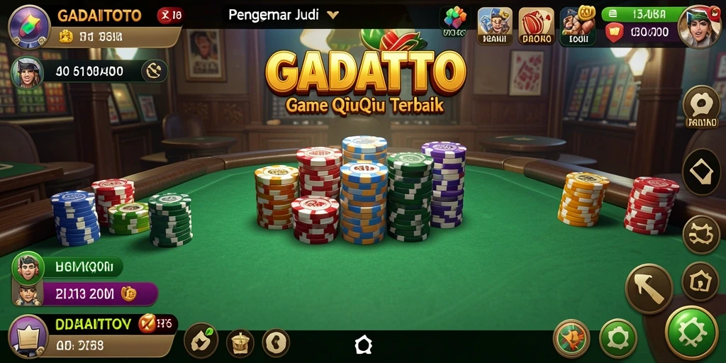 Gameplay QiuQiu yang seru dan menegangkan dalam GADAITOTO.