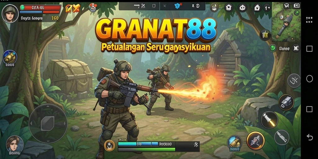 Tampak gameplay <strong>GRANAT88</strong> yang seru dan menantang di dunia petualangan.
