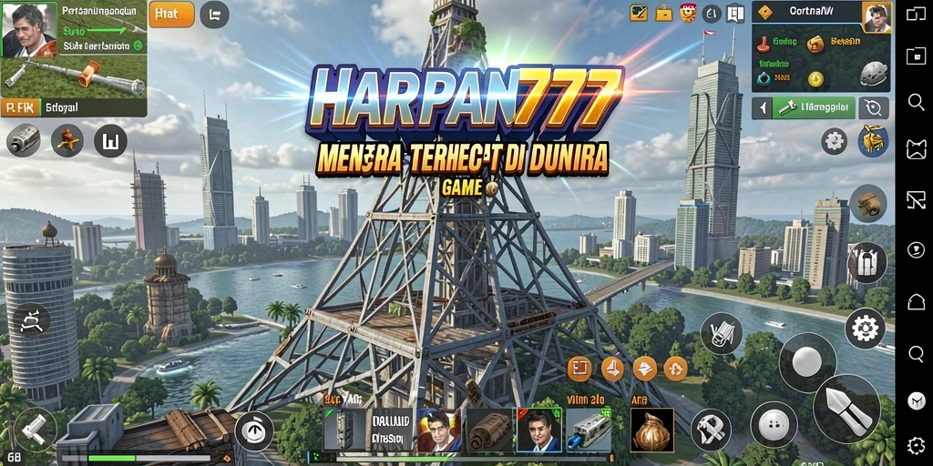 Tampilan gameplay HARAPAN777 yang menegangkan dalam Tower Defense.