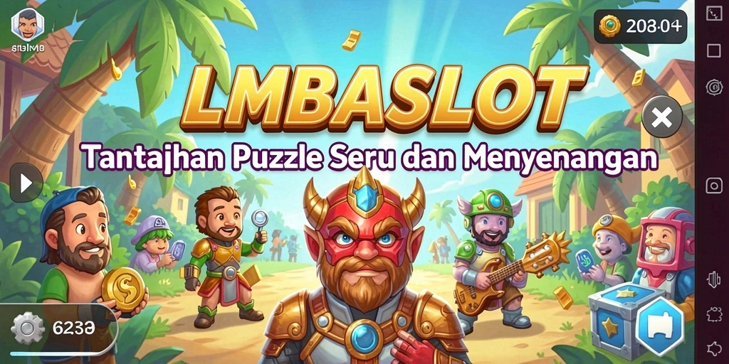 Screenshot gameplay LMBASLOT dengan tantangan seru dan menarik.