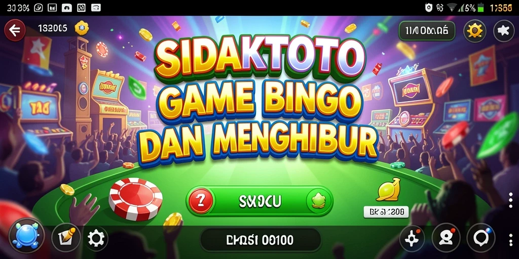 Tampilan menarik dari gameplay Bingo SIDAKTOTO yang menegangkan.