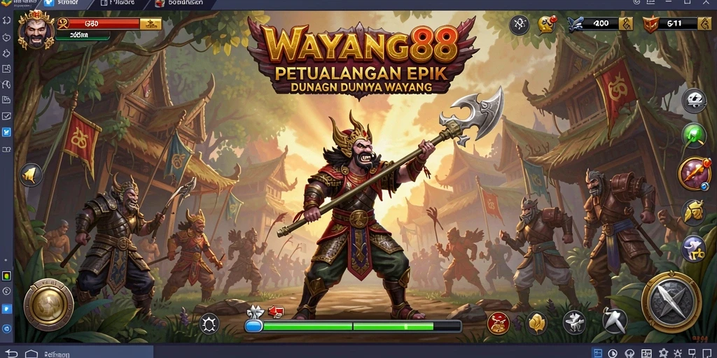 Tampilan gameplay WAYANG88 yang seru dan menantang.